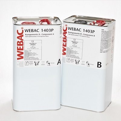 Webac 1403P 2K PU (A+B) 5kg+5,3kg - masa za injektiranje