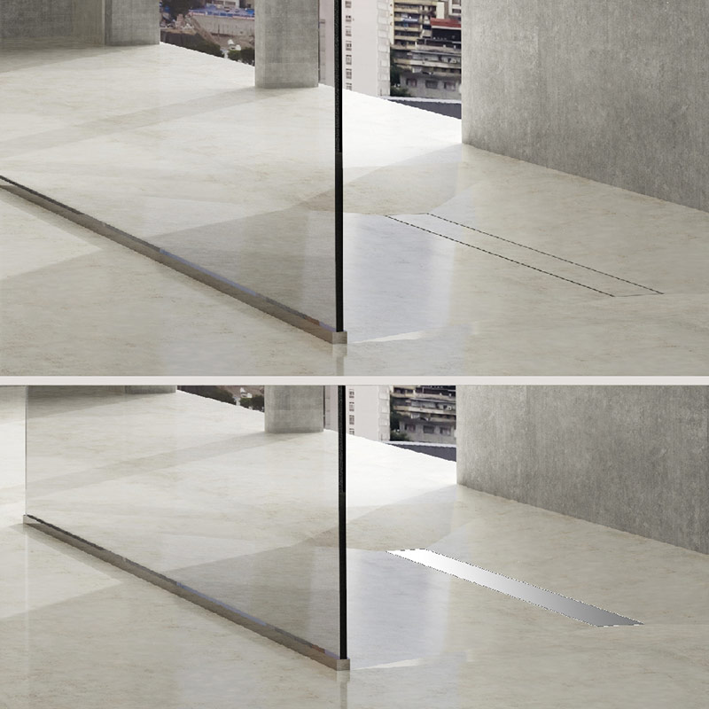 Revestech LINEAR BASIC DUO walk in kanalica inox - Slika 2